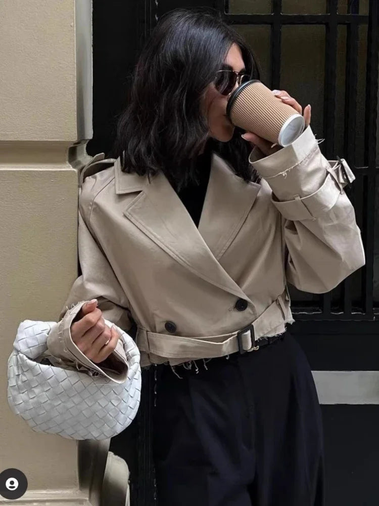 Anmutig gestaltete Jacke