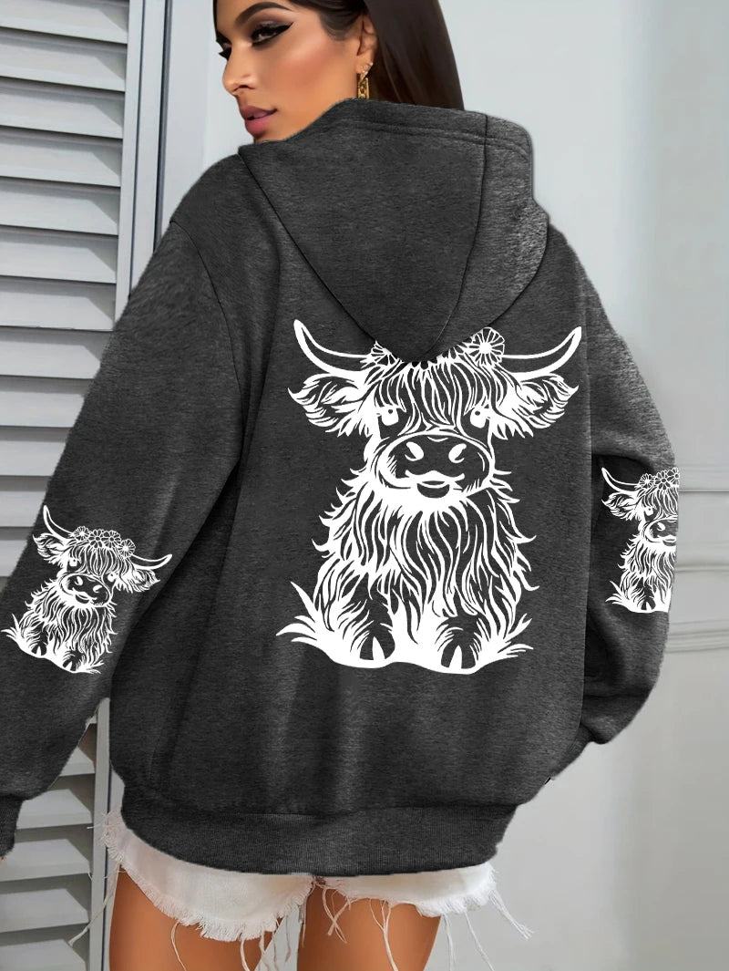 Luxuriös und anmutig Kapuzenpullover