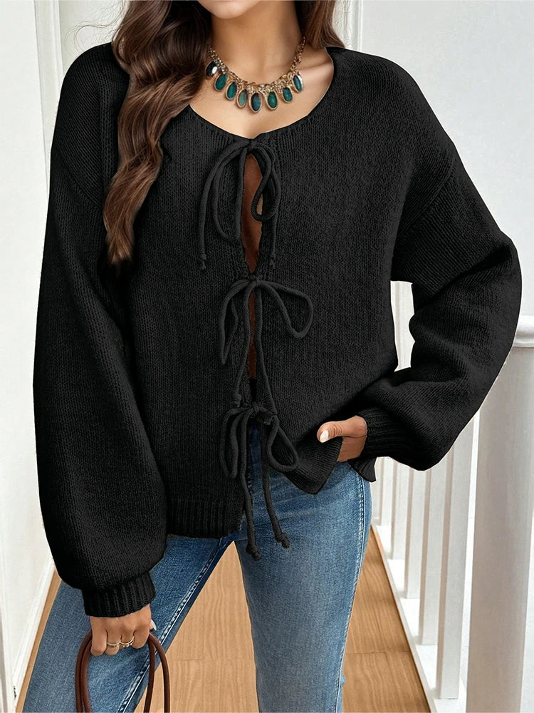 Frisch und feminin Strickjacke