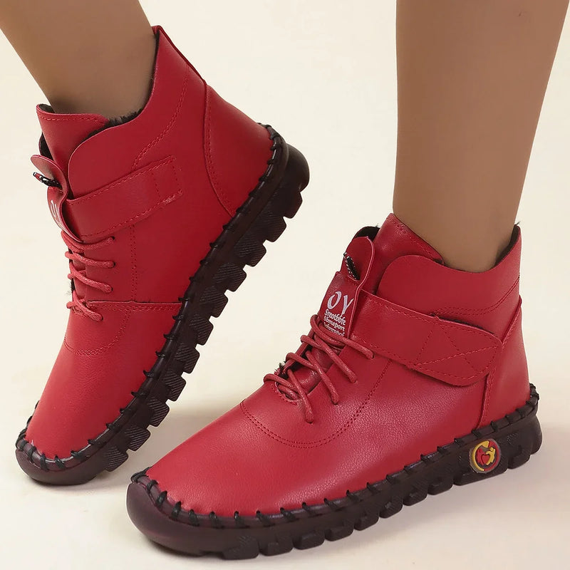 Lässige und stützende orthopädische Stiefel