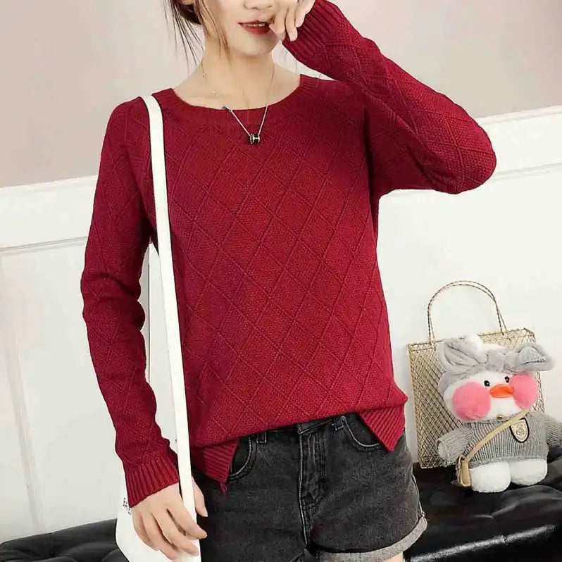 MW | Rundhals-Strickpullover