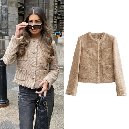 Anmutig gestaltete Jacke