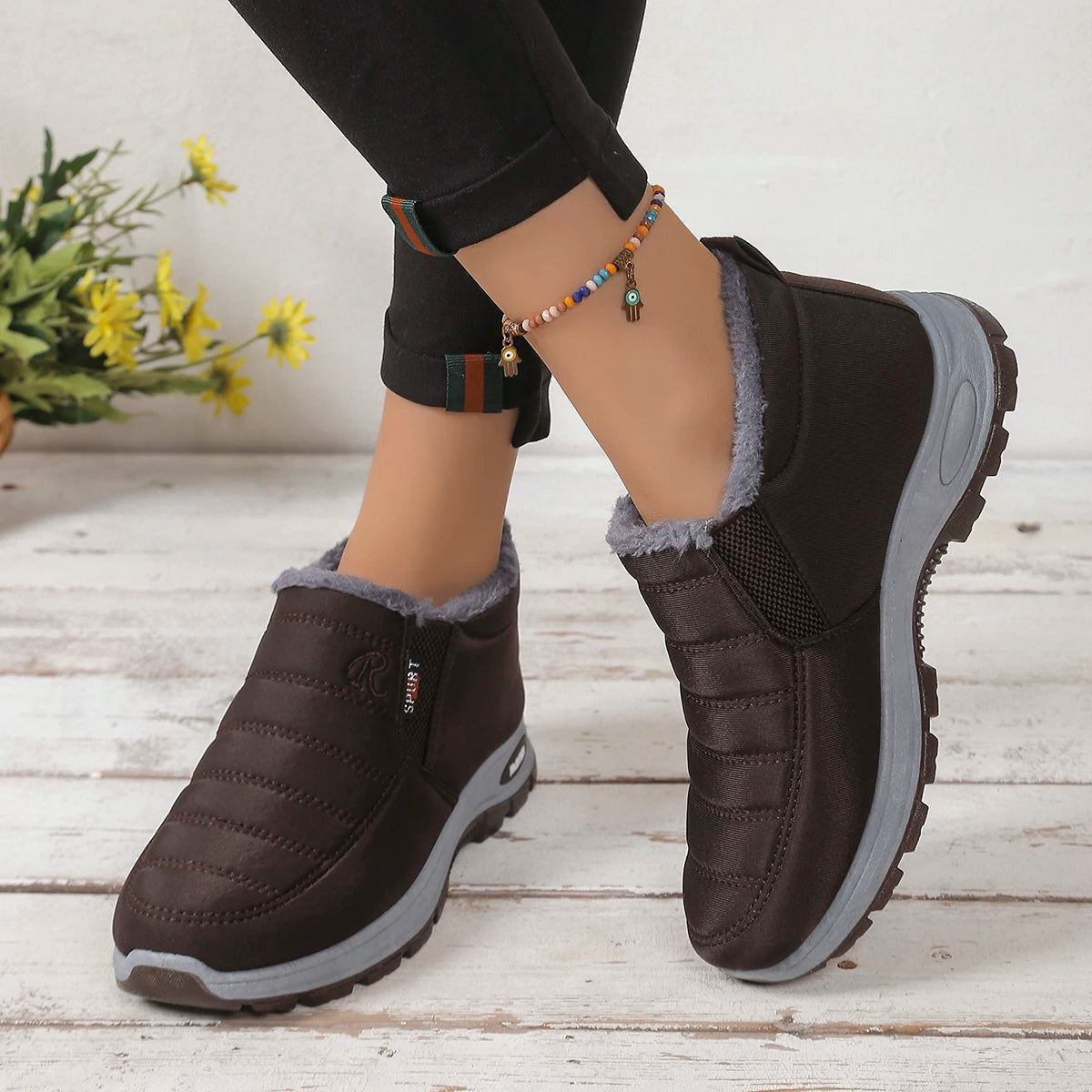 Stützende und trendige orthopädische Schuhe