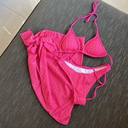 Poliert und verspielt Bikini