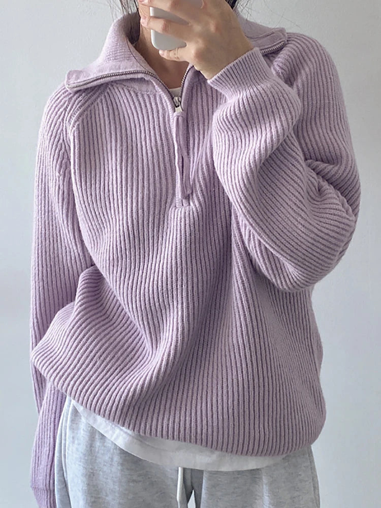 Poliert und verspielt Pullover