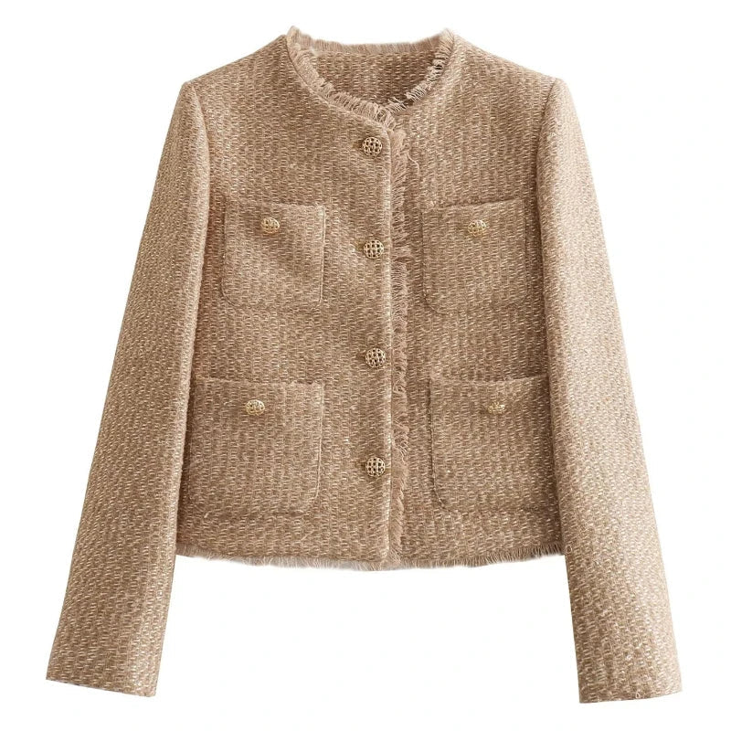 Anmutig gestaltete Jacke