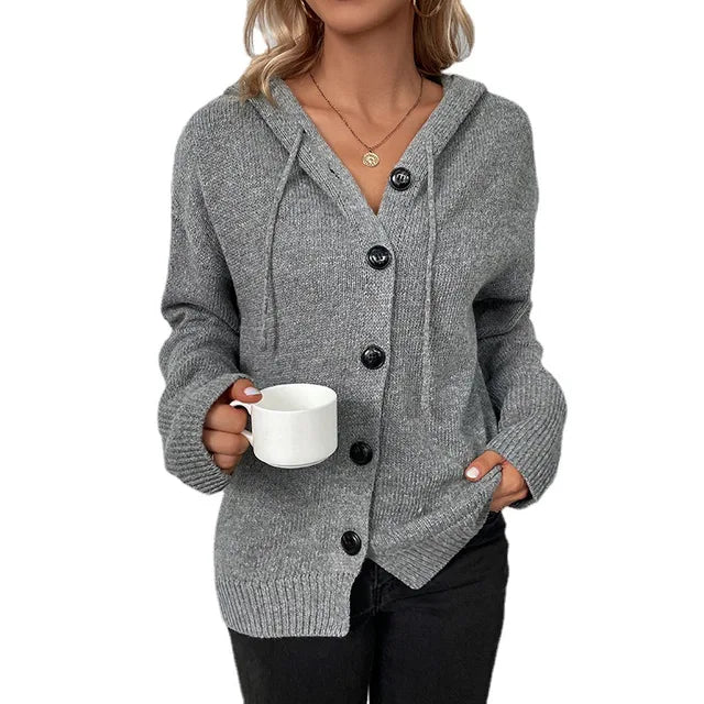 MW | Kuschelige Strickjacke mit Kapuze