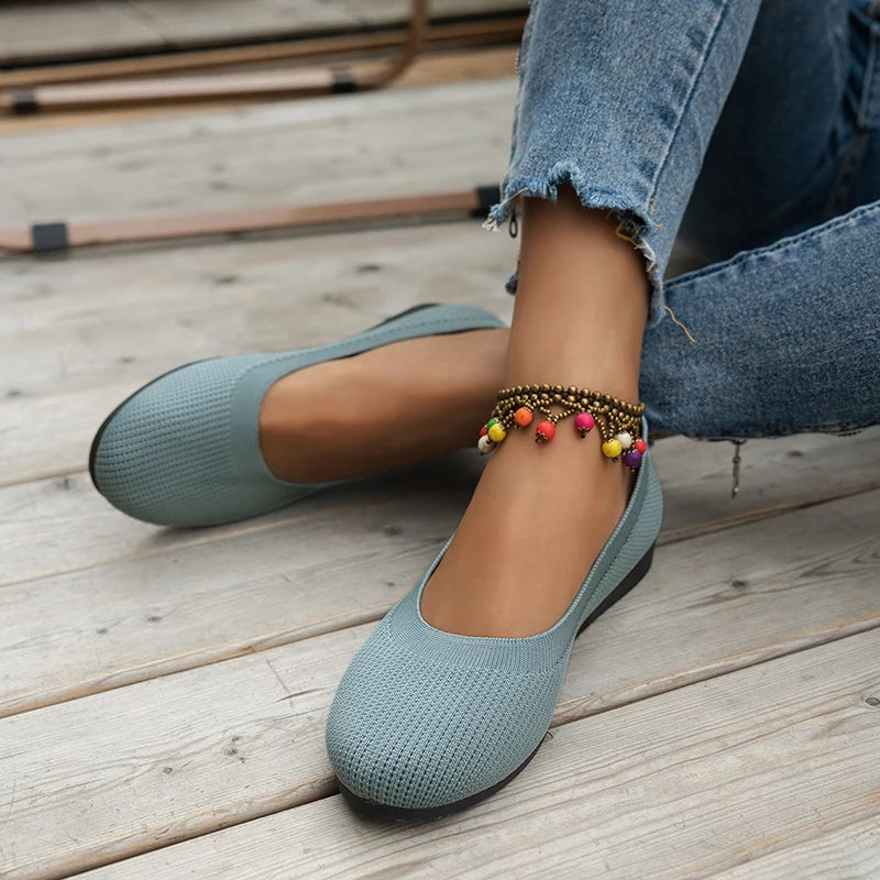 Modische und stützende orthopädische Ballerinas