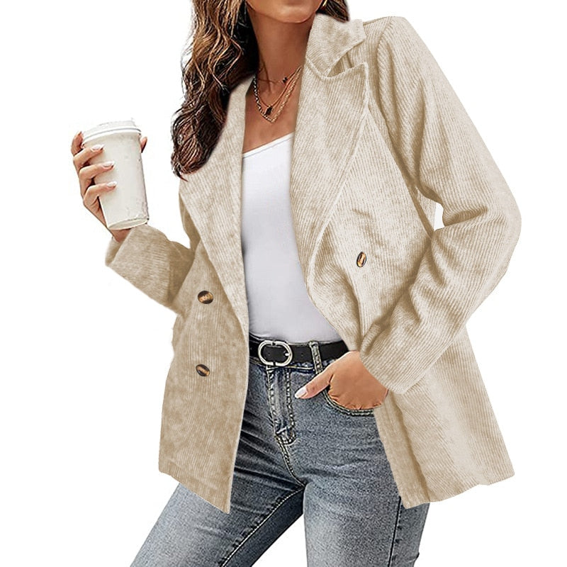 MW | VioletBlazer I Einfarbiger Blazer für Frauen
