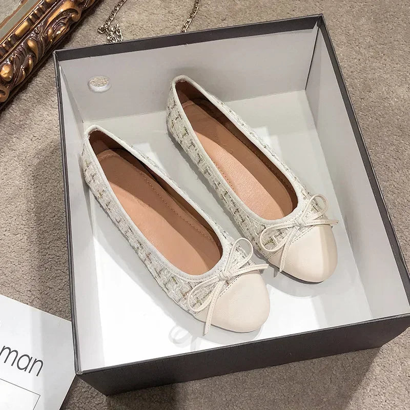 Modische und stützende orthopädische Ballerinas