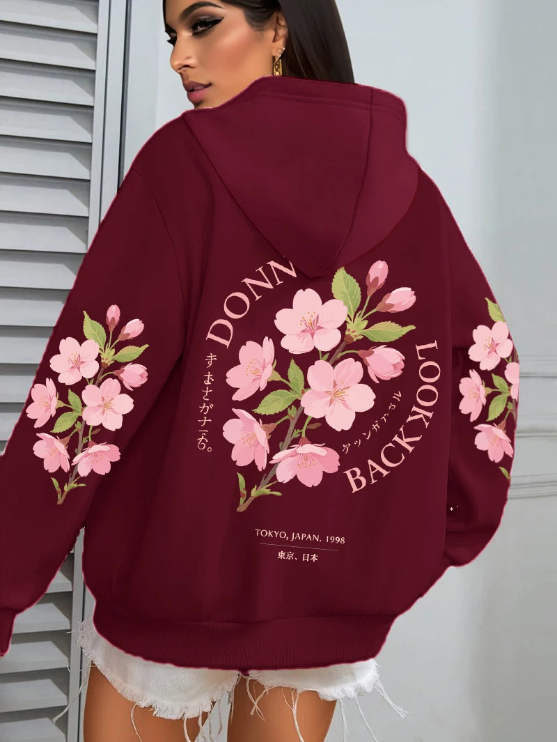 Schlicht und elegant Kapuzenpullover