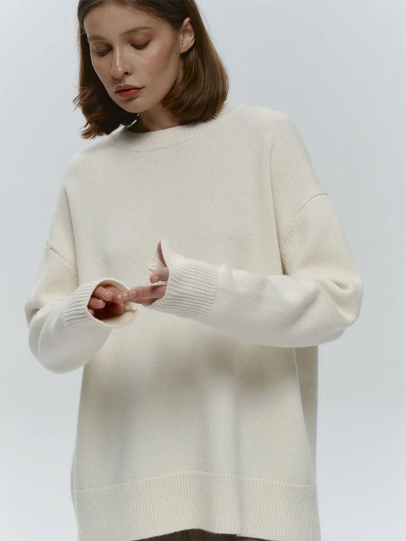 Luxuriös und anmutig Pullover