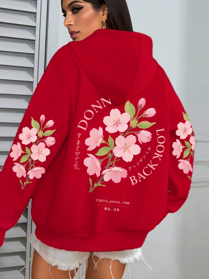 Schlicht und elegant Kapuzenpullover
