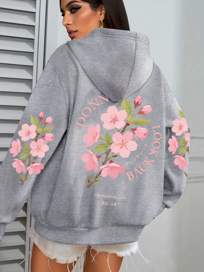 Schlicht und elegant Kapuzenpullover