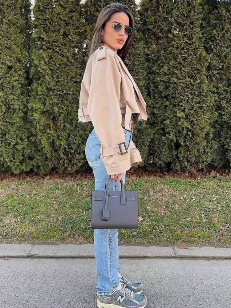 Anmutig gestaltete Jacke