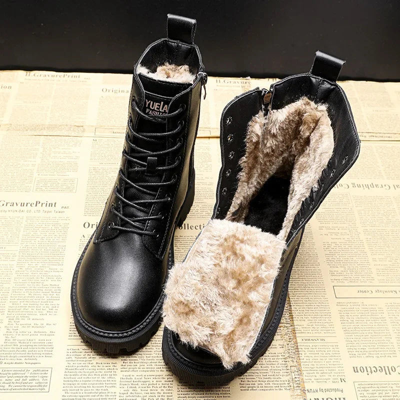 Stützende und trendige orthopädische Stiefel