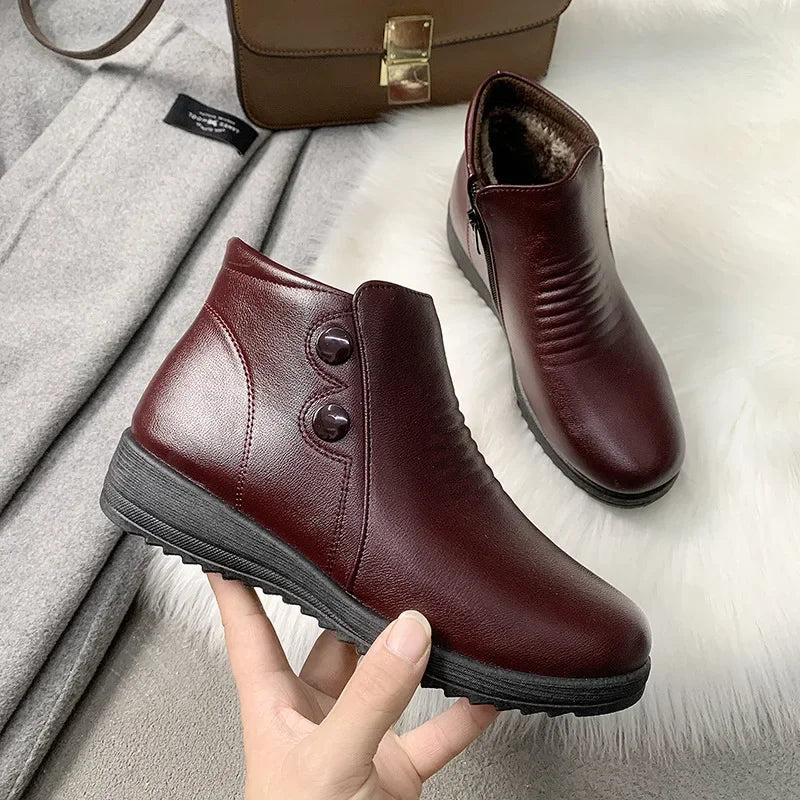 Stützende und trendige orthopädische Stiefel