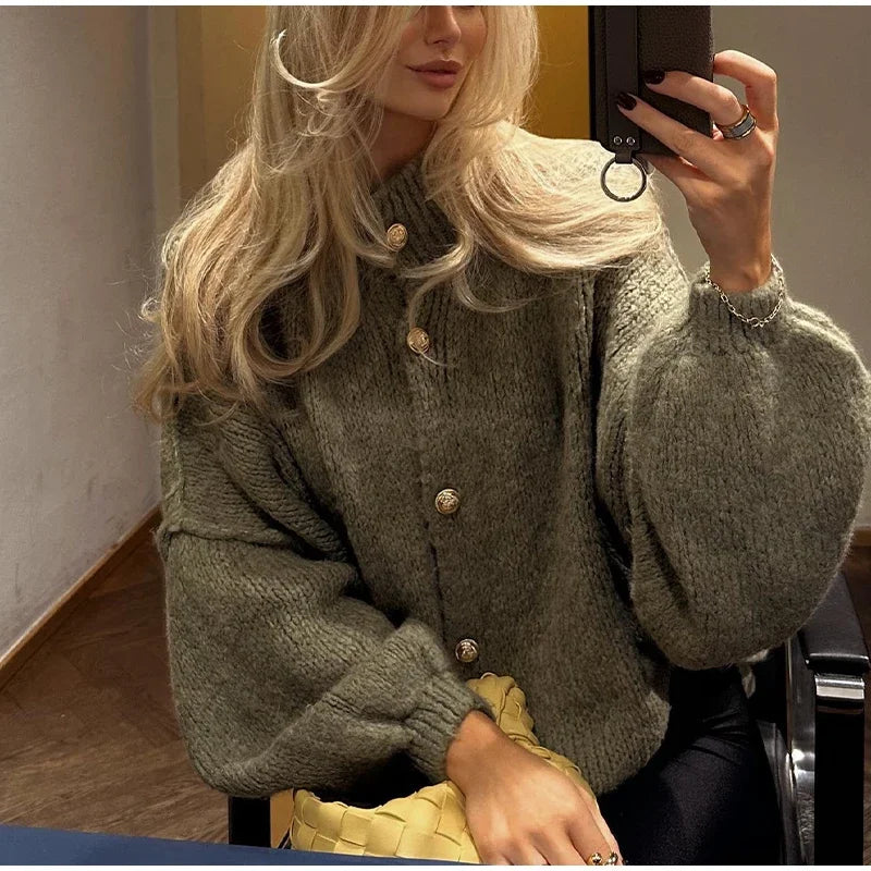 MW | Übergroßer Strickpullover