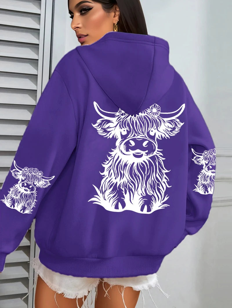 Luxuriös und anmutig Kapuzenpullover