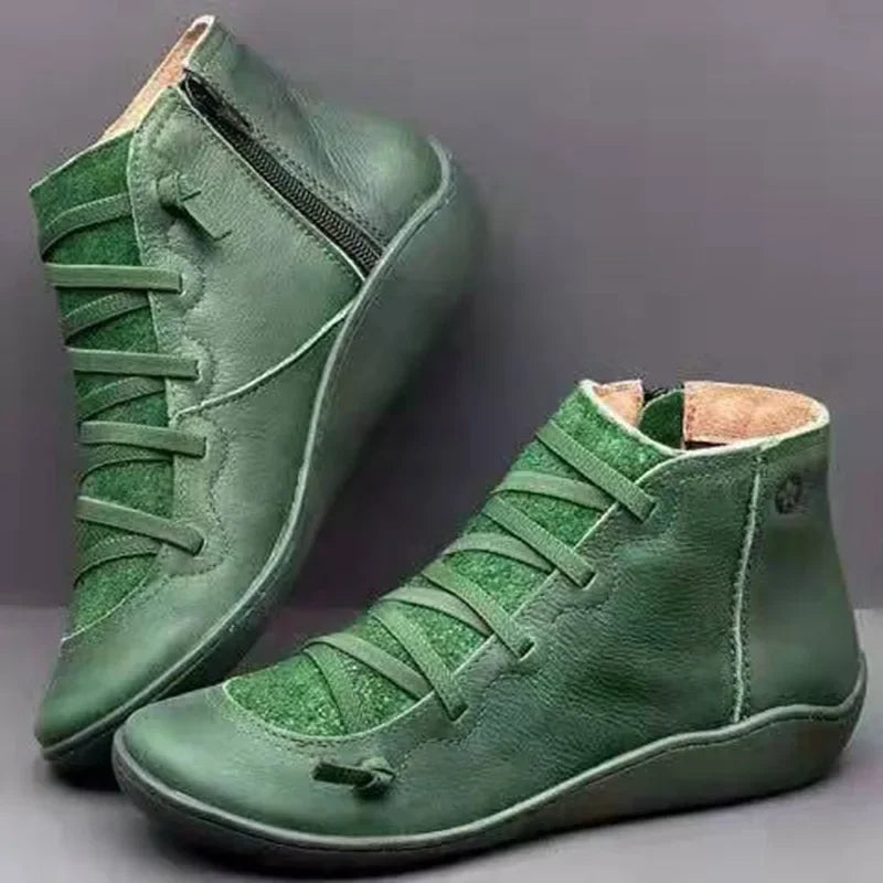 Stützende und trendige orthopädische Stiefel