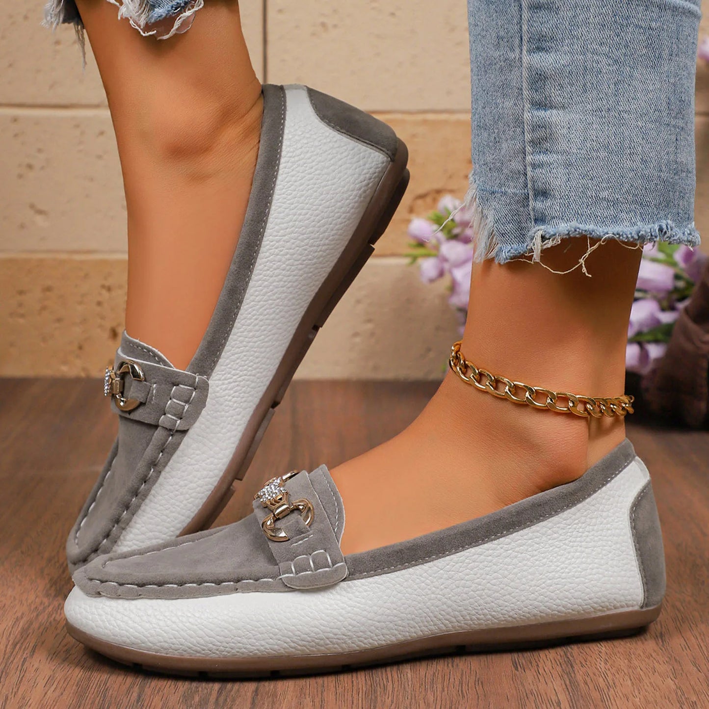 Lässige und stützende orthopädische Schuhe