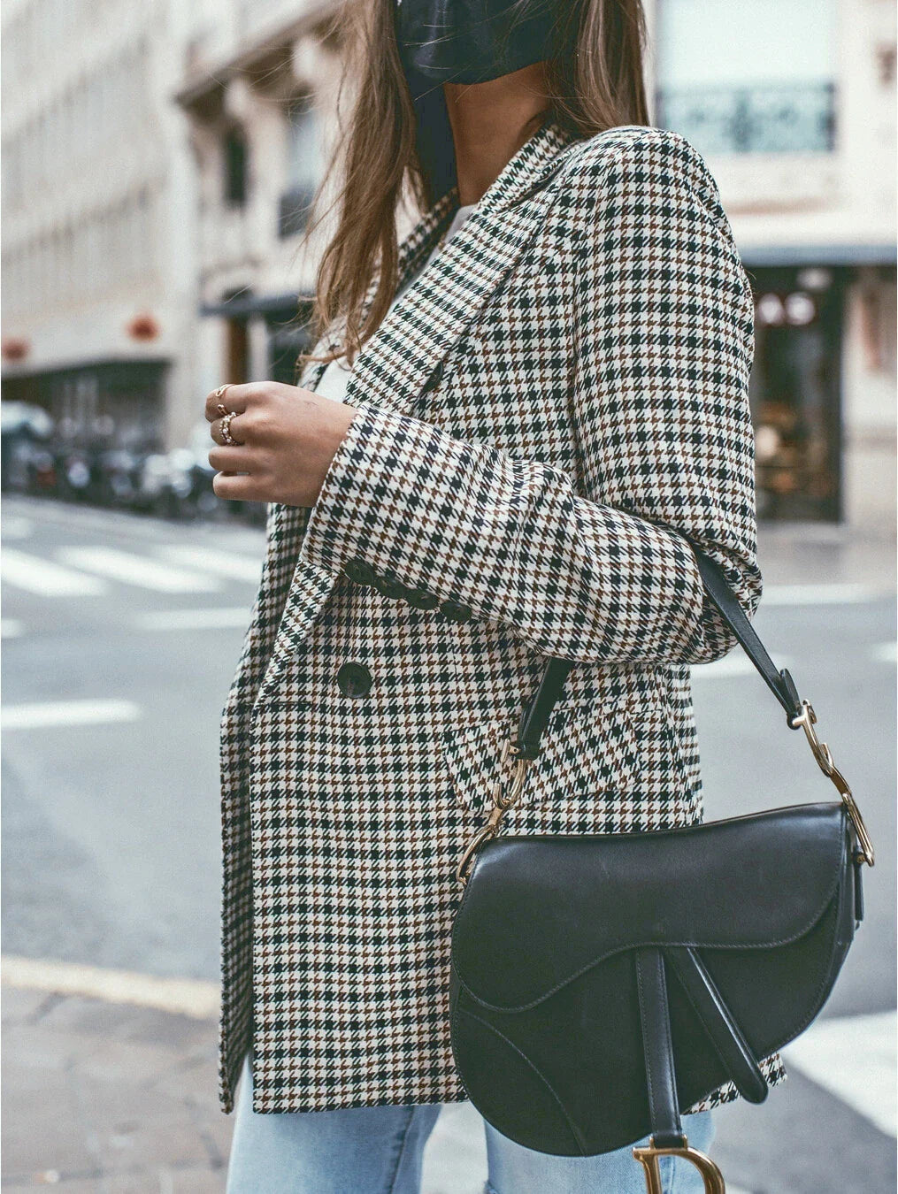 Klassisch gestaltete Jacke