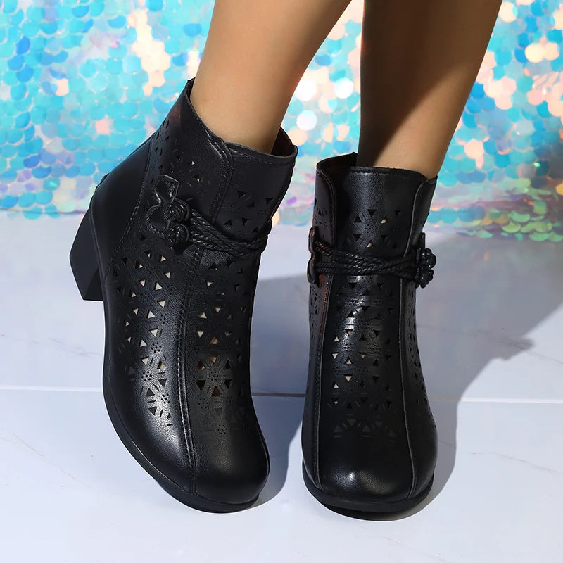 Stützende und trendige orthopädische Stiefel
