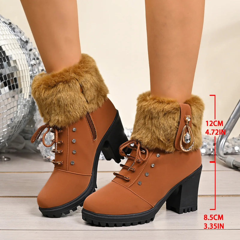 Stützende und trendige orthopädische Stiefel