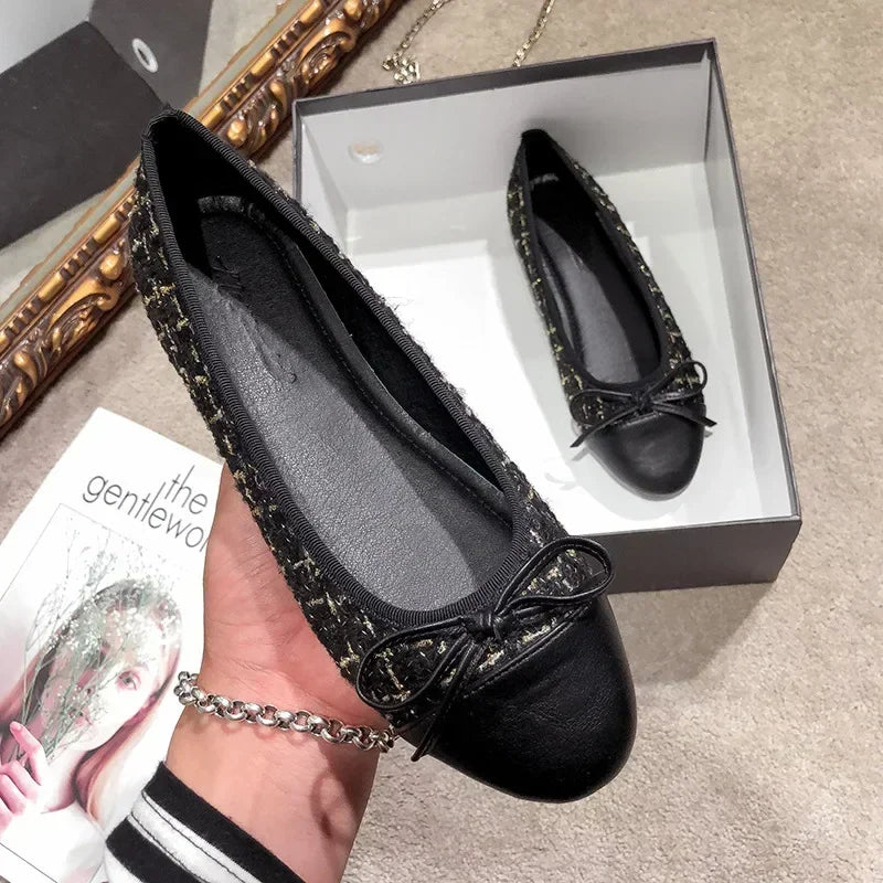 Modische und stützende orthopädische Ballerinas