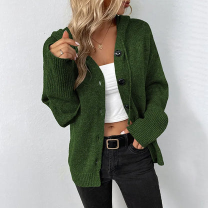 MW | Kuschelige Strickjacke mit Kapuze