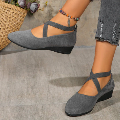 Lässige und stützende orthopädische Absätze