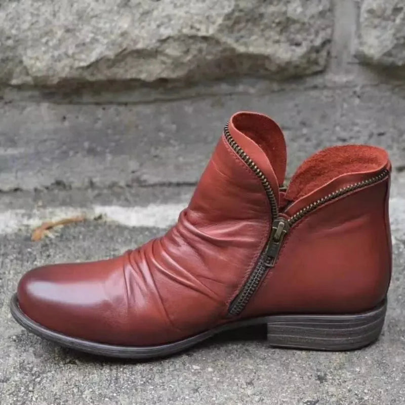 Stützende und trendige orthopädische Stiefel