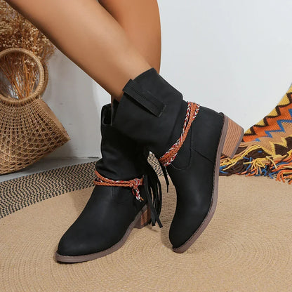 Lässige und stützende orthopädische Stiefel