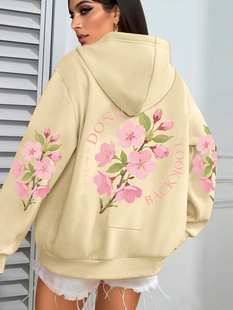Schlicht und elegant Kapuzenpullover