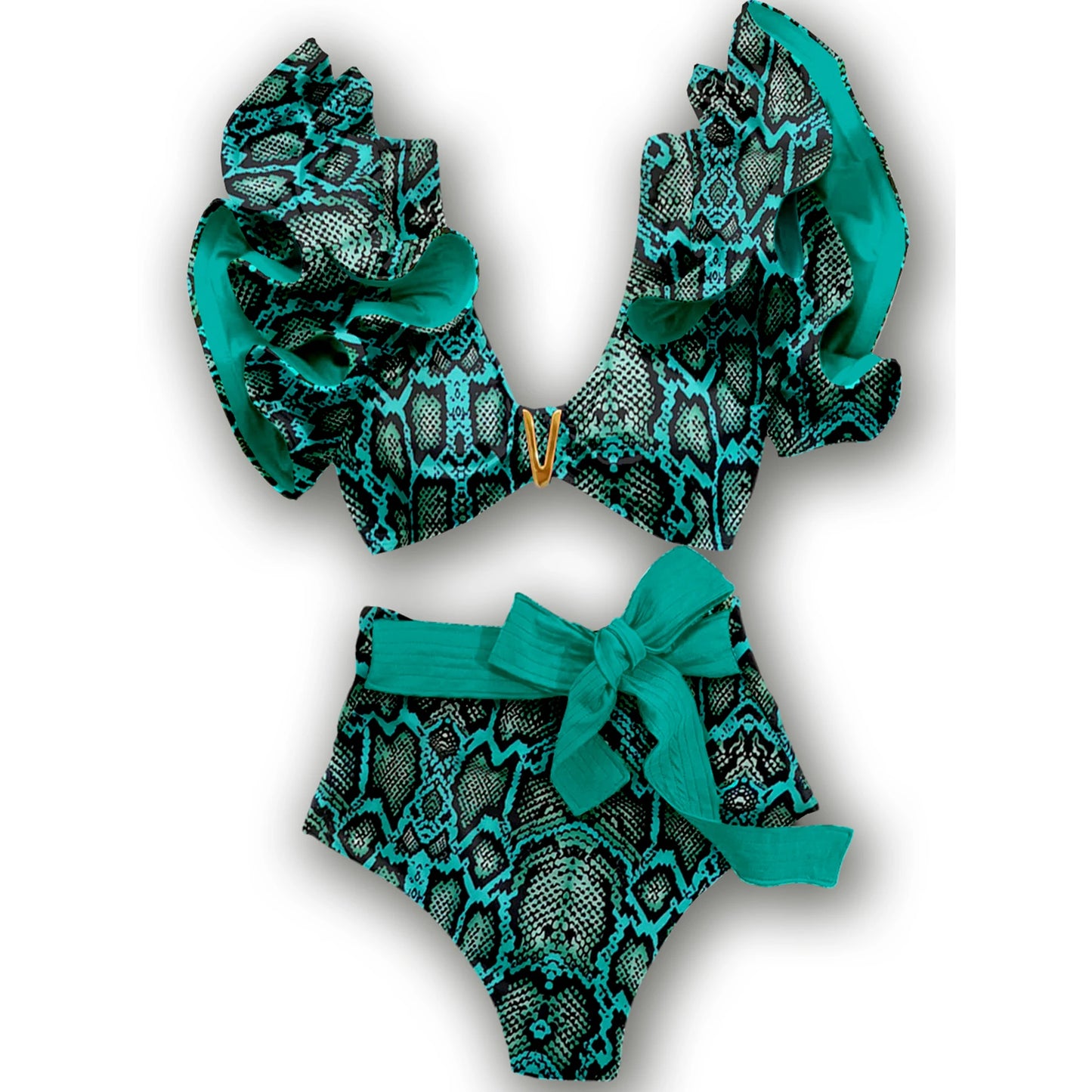 Inspired Bathing Suit With a Contemporary Edge