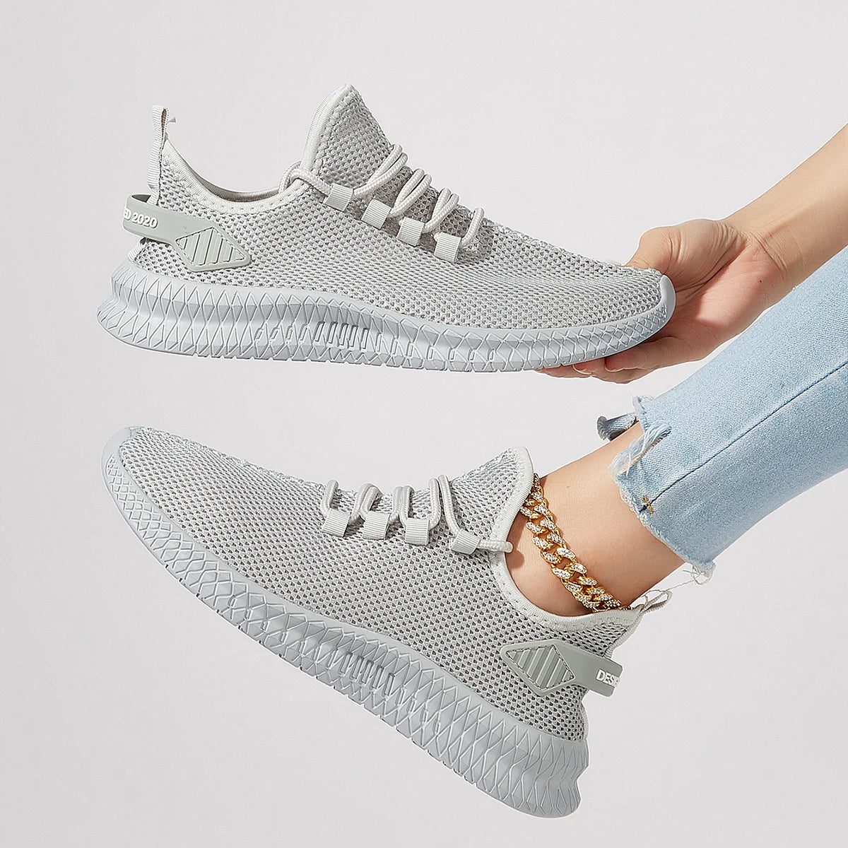 Lässige und stützende orthopädische Turnschuhe