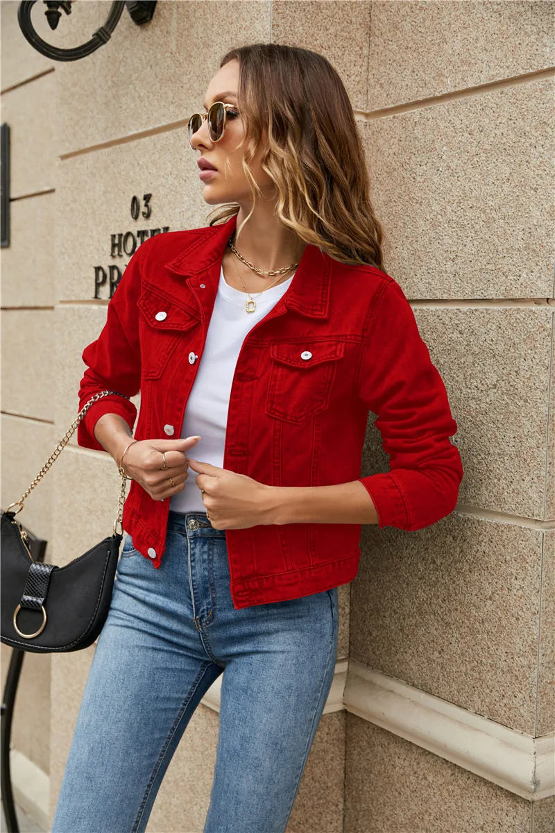 Anmutig gestaltete Jacke