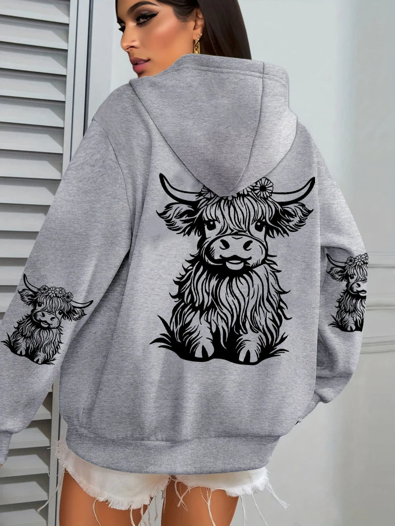 Luxuriös und anmutig Kapuzenpullover