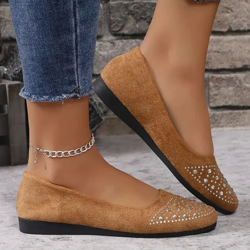 Modische und stützende orthopädische Ballerinas
