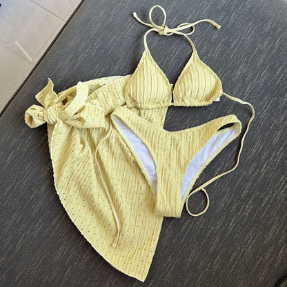 Poliert und verspielt Bikini