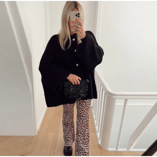 MW | Übergroßer Strickpullover