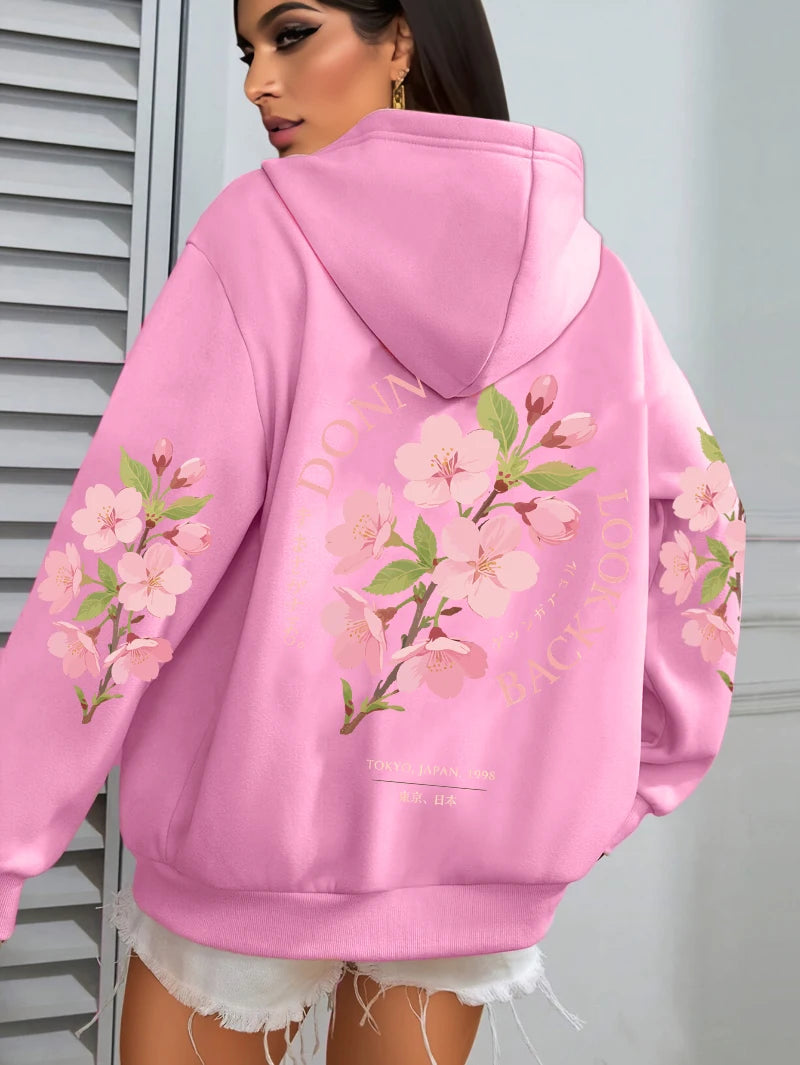 Schlicht und elegant Kapuzenpullover