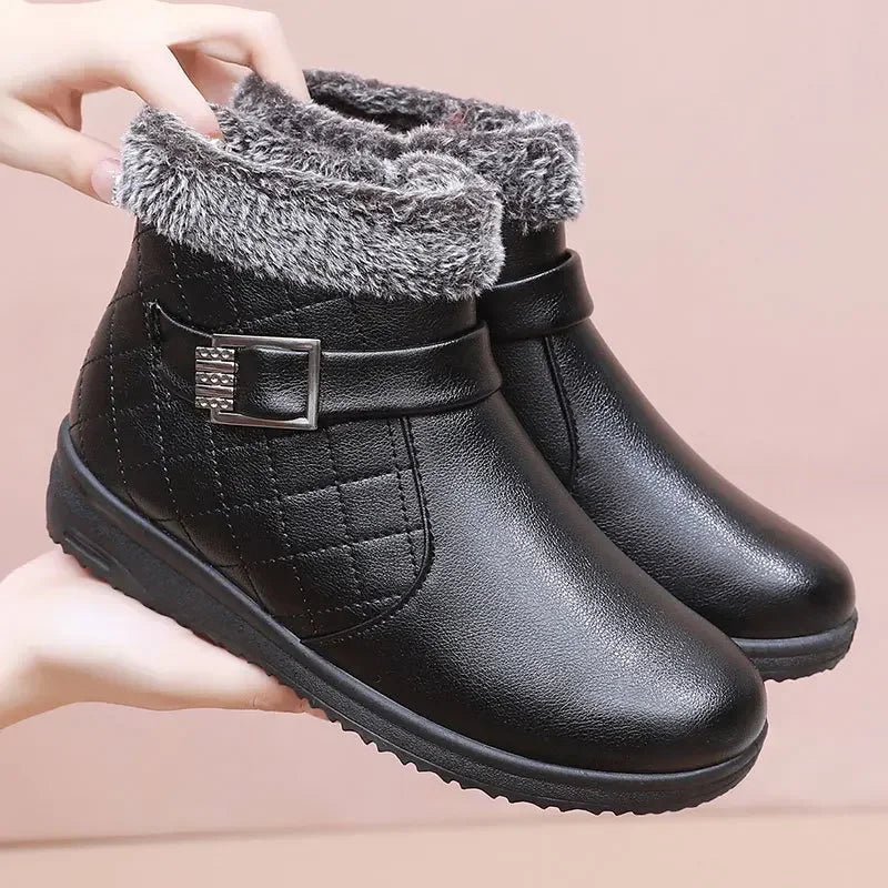 Lässige und stützende orthopädische Stiefel