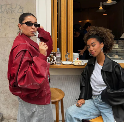Klassische Vintage-Jacke