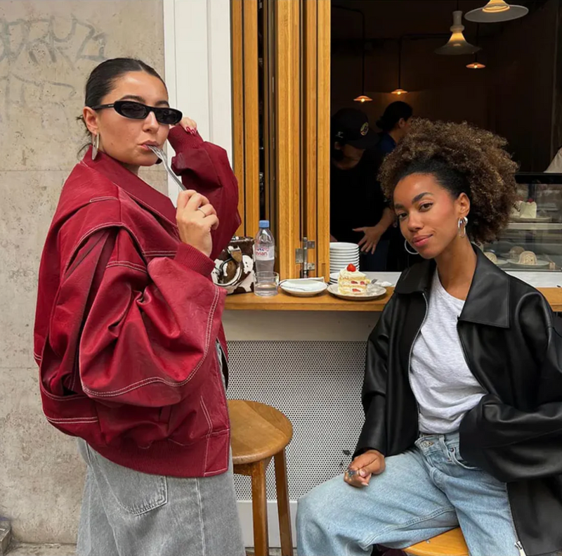 Klassische Vintage-Jacke