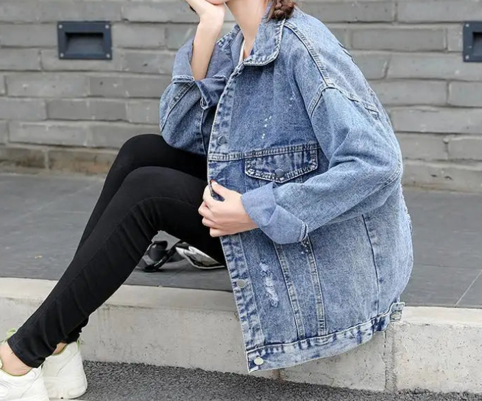 Anmutig gestaltete Jacke