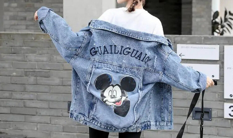 Anmutig gestaltete Jacke