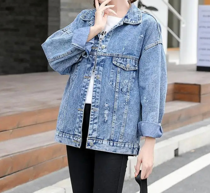 Anmutig gestaltete Jacke
