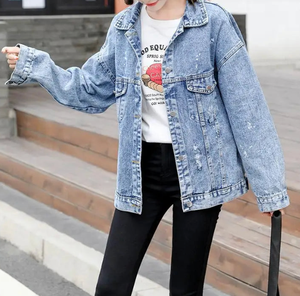 Anmutig gestaltete Jacke