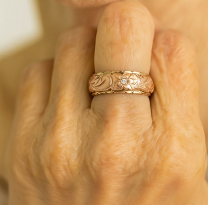 Charmante Gold Ring für jeden Anlass